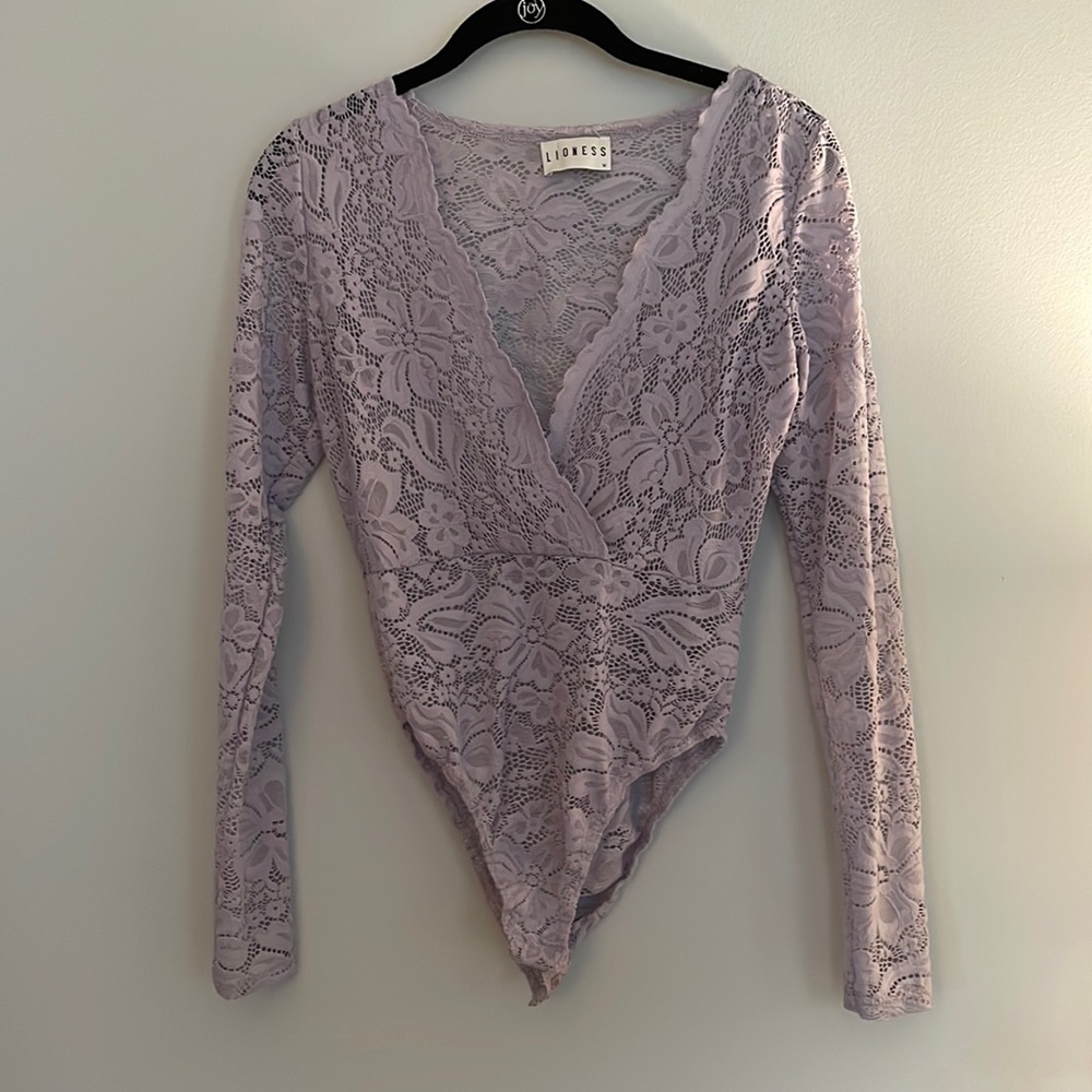LIONESS Sweet Dreams Lace Bodysuit